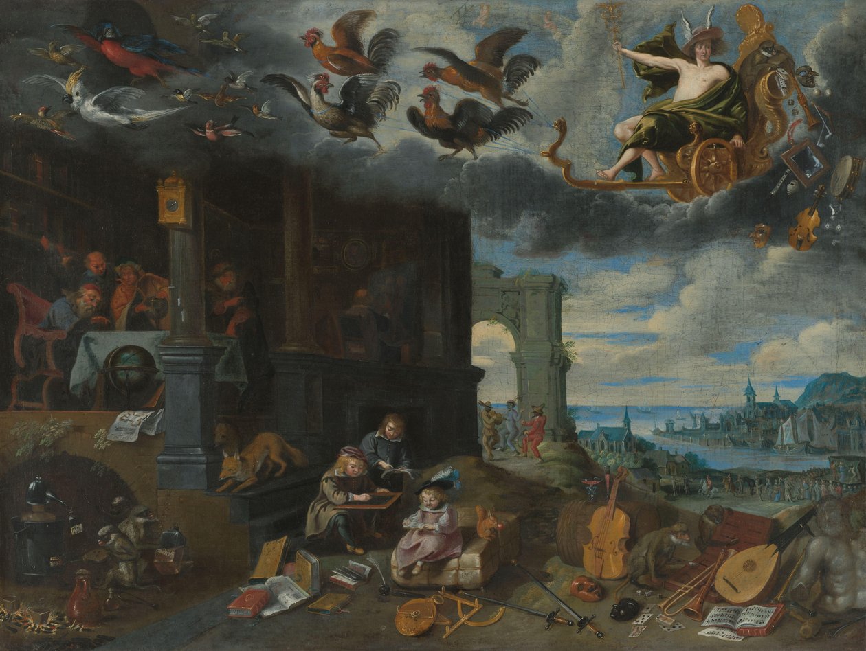 Merkuriuksen planeetan lapset tekijältä Jan Brueghel (II)