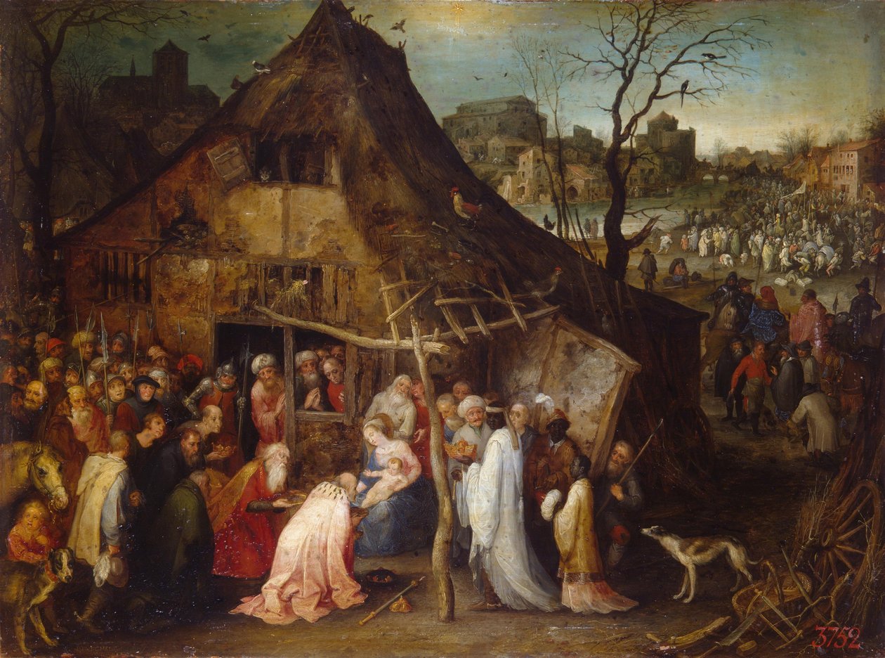 Maagien palvominen tekijältä Jan Brueghel the Elder