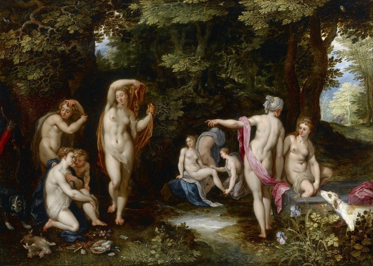Diana ja Actaeon tekijältä Jan Brueghel the Elder