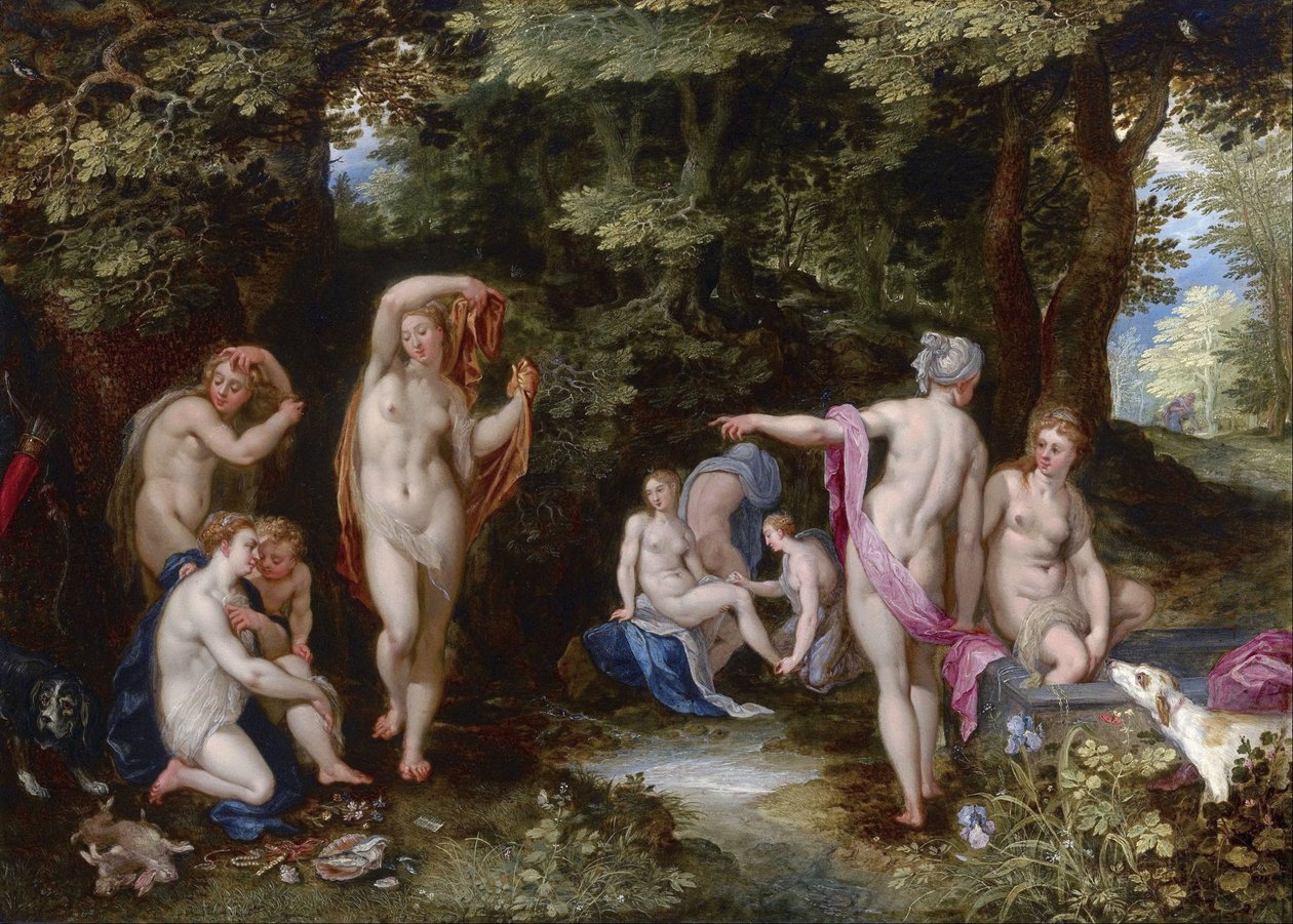 Diana ja Actaeon tekijältä Jan Brueghel the Elder