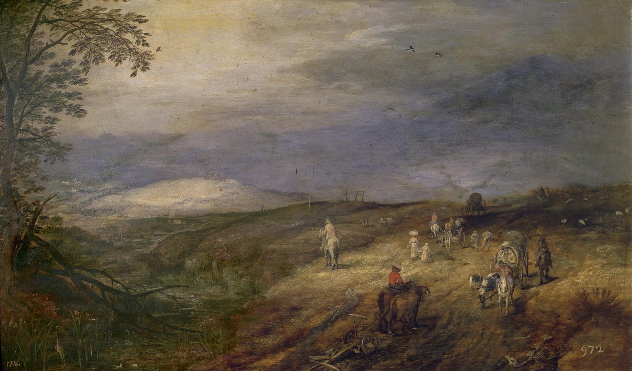 Forest Road tekijältä Jan Brueghel the Elder