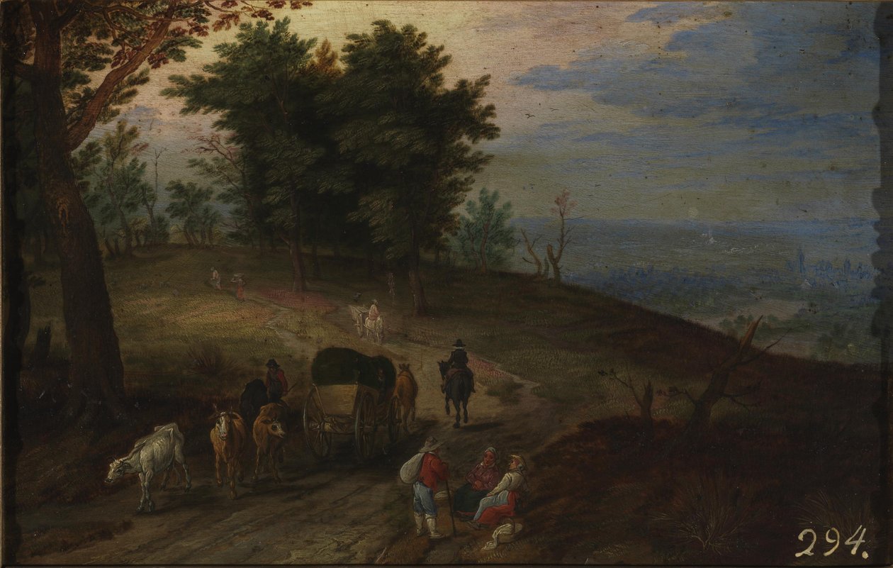 Vuoristotie tekijältä Jan Brueghel the Elder