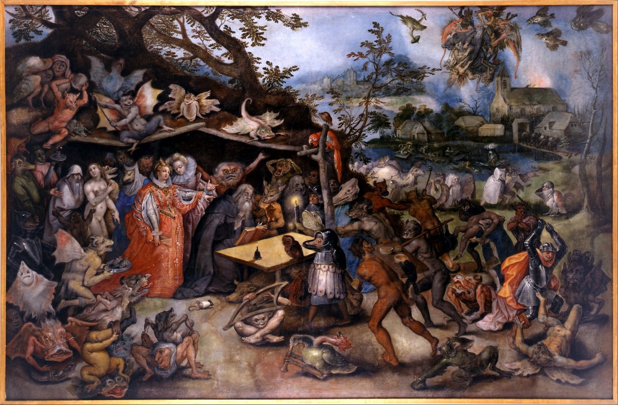 Tentaciones de San Antonio Abad tekijältä Jan Brueghel the Elder