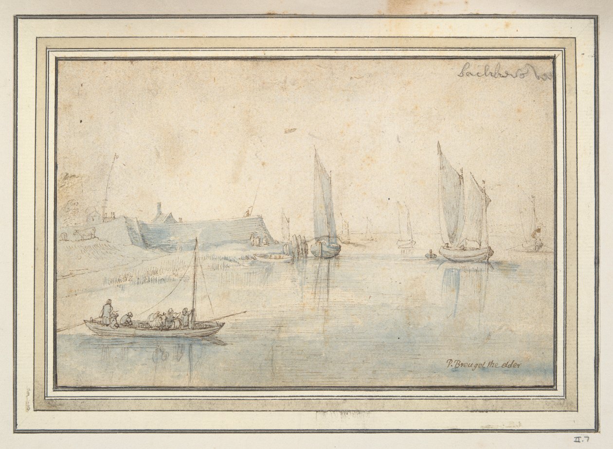 Näkymä Bakkers Veeristä, Alankomaista tekijältä Jan Brueghel the Elder