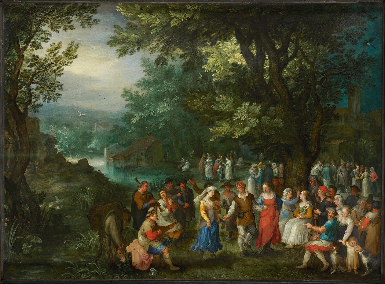Häätanssi, 1596. tekijältä Jan Brueghel the Elder