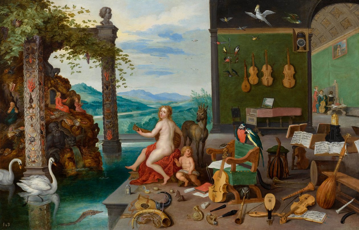 Kuulon vertauskuvallisuus tekijältä Jan Brueghel the Younger