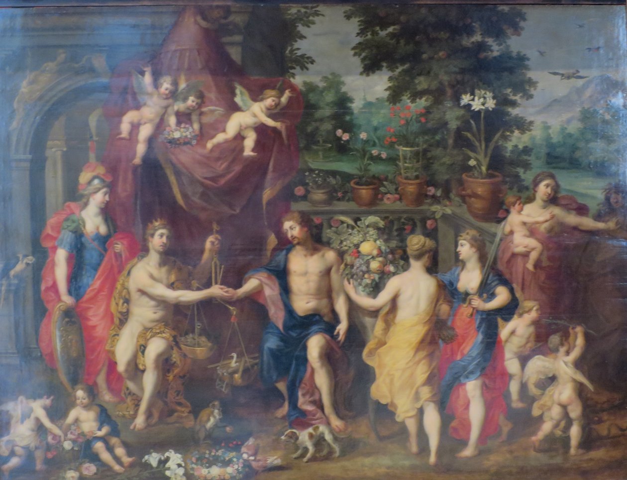 Allegoria hyveellisestä elämästä tekijältä Jan Brueghel the Younger