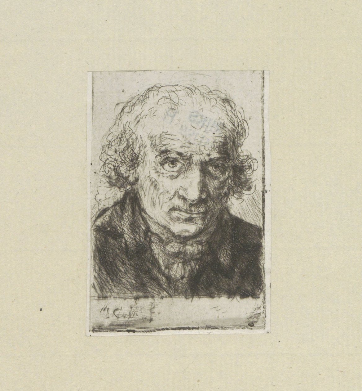 Volwassen home, a la dreta The Compleat Work of Etchings de John Chalon / Oeuvre Complette des Eaux Fortes per Jean Chalon (títol de la sèrie) finlandès tekijältä Jan Chalon