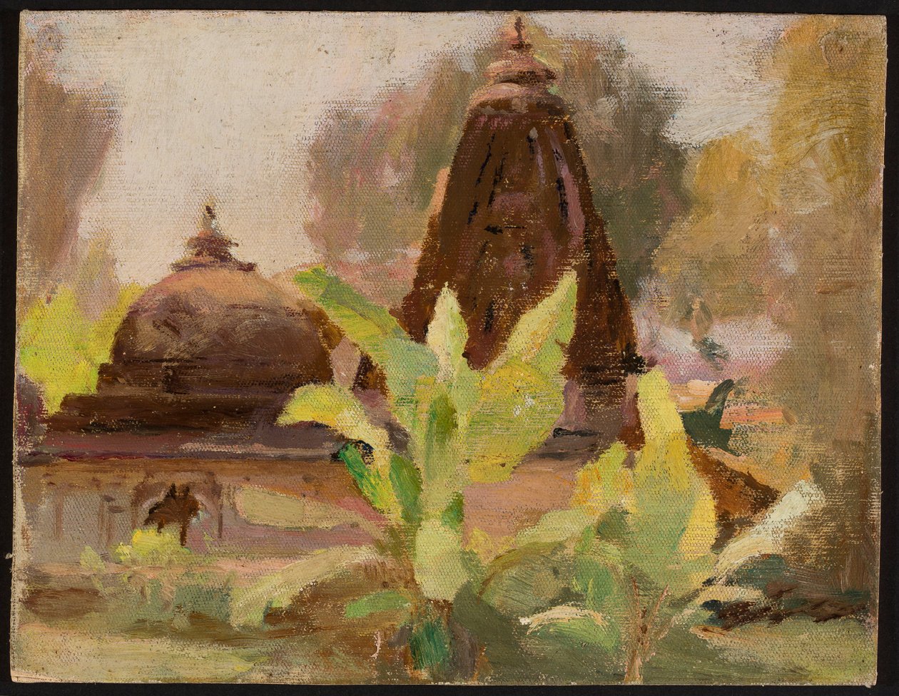 Ahmedabad - jainalaistemppeli. Intian-matkalta tekijältä Jan Ciągliński