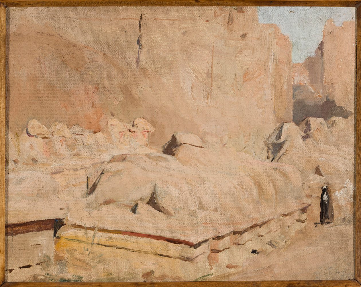 Sfinksien puistokatu, Amon-Re-temppeli. Matkalta Egyptistä tekijältä Jan Ciągliński