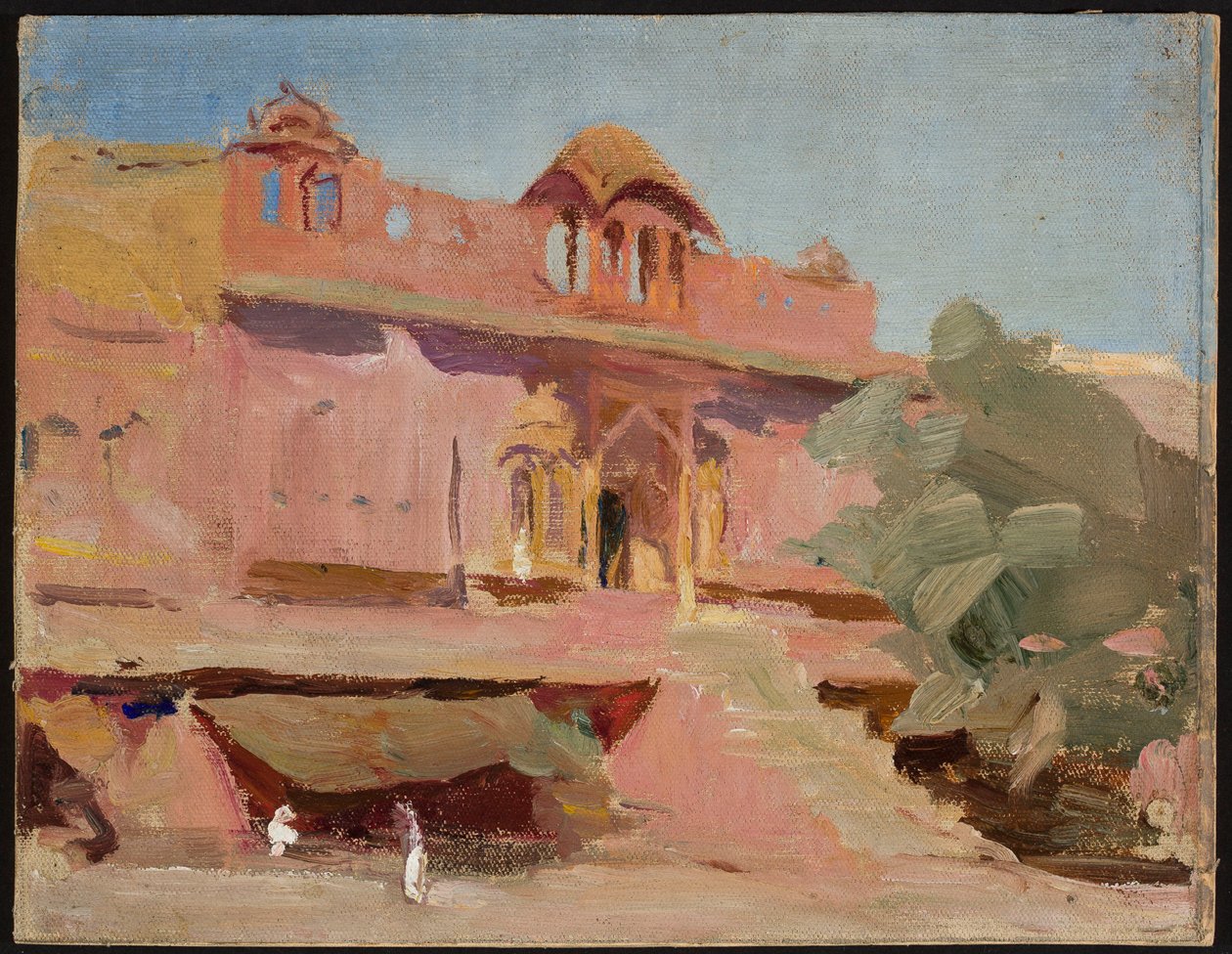 Jaipur - rakennuksia. Intian-matkalta tekijältä Jan Ciągliński
