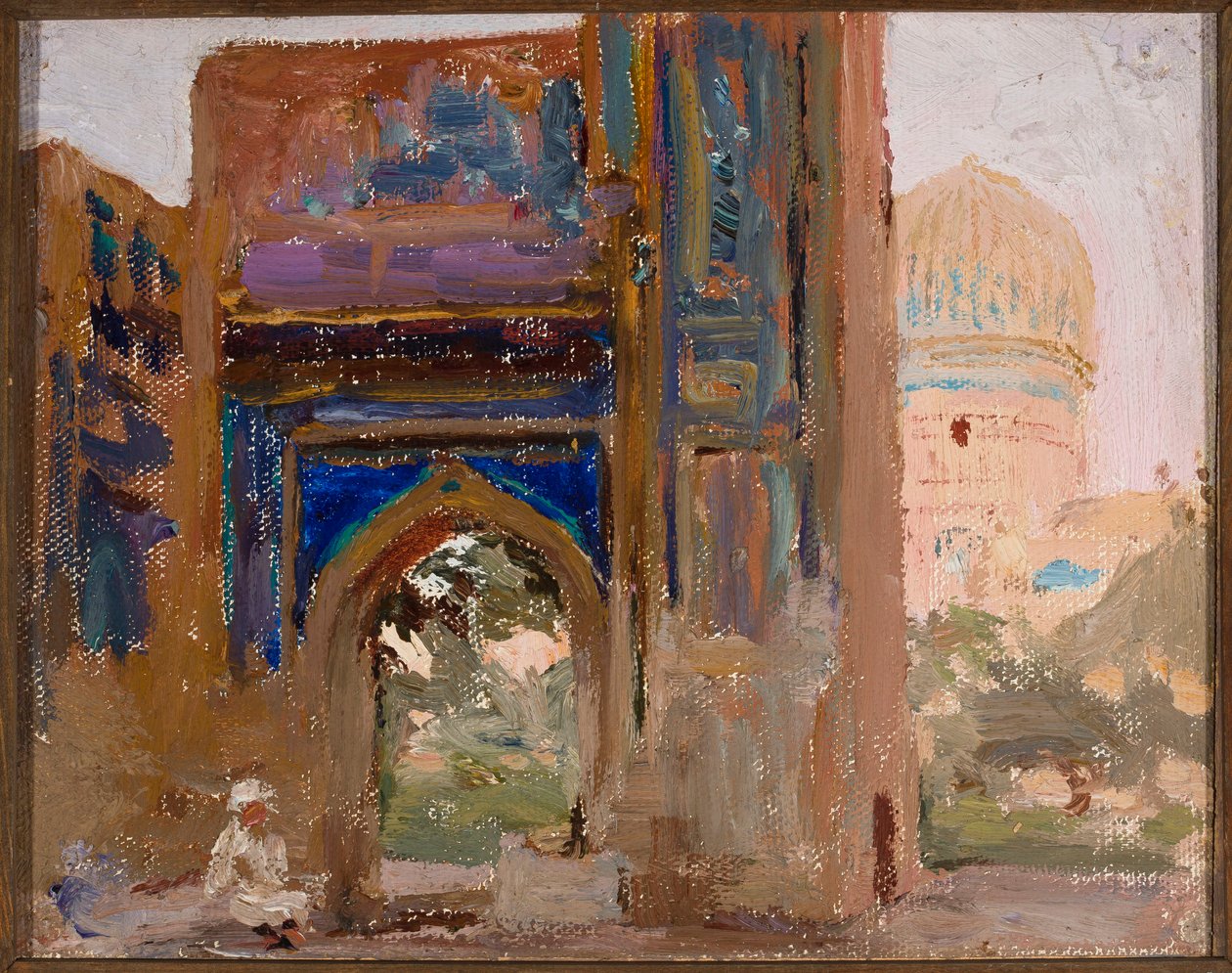 Samarkand - Gur-e Amir, Tamerlanen mausoleumi. Turkestanin-matkalta tekijältä Jan Ciągliński