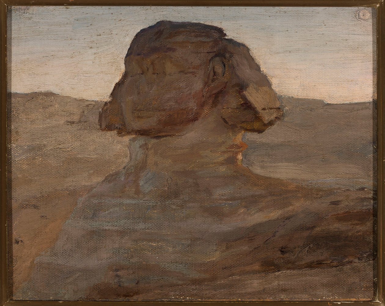 Sfinksi illalla. Egyptin-matkalta tekijältä Jan Ciągliński