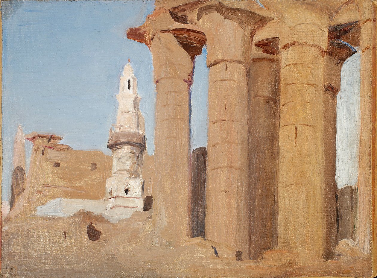 Egyptiläinen temppeli – Luxor. Matkalta Egyptistä tekijältä Jan Ciągliński