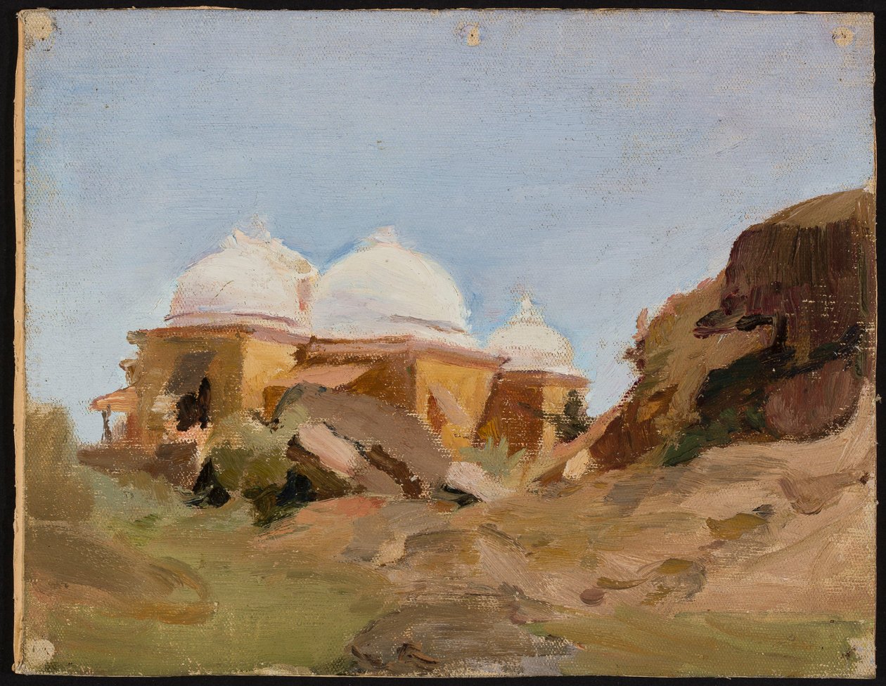 Tempel mit weißen Kuppeln. Von einer Reise nach Indien tekijältä Jan Ciągliński