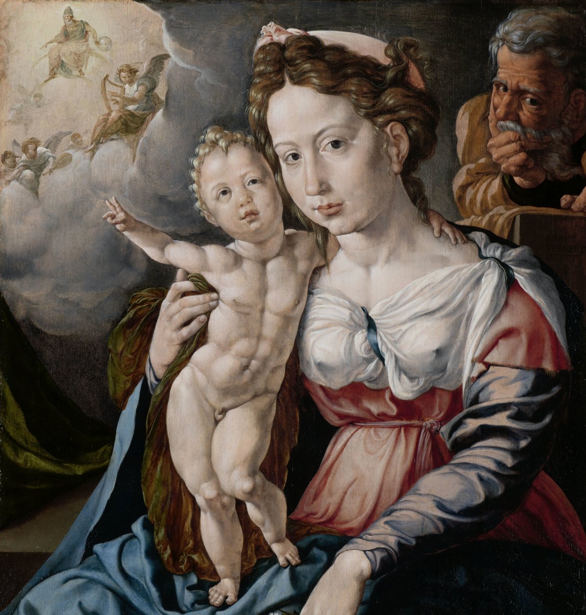 Pyhä perhe tekijältä Jan Cornelisz Vermeyen