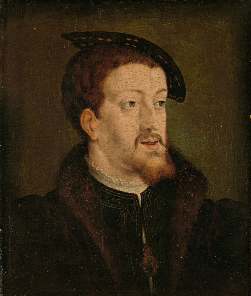 Pyhän Rooman keisarin Kaarle V:n muotokuva n. 1530 tekijältä Jan Cornelisz Vermeyen