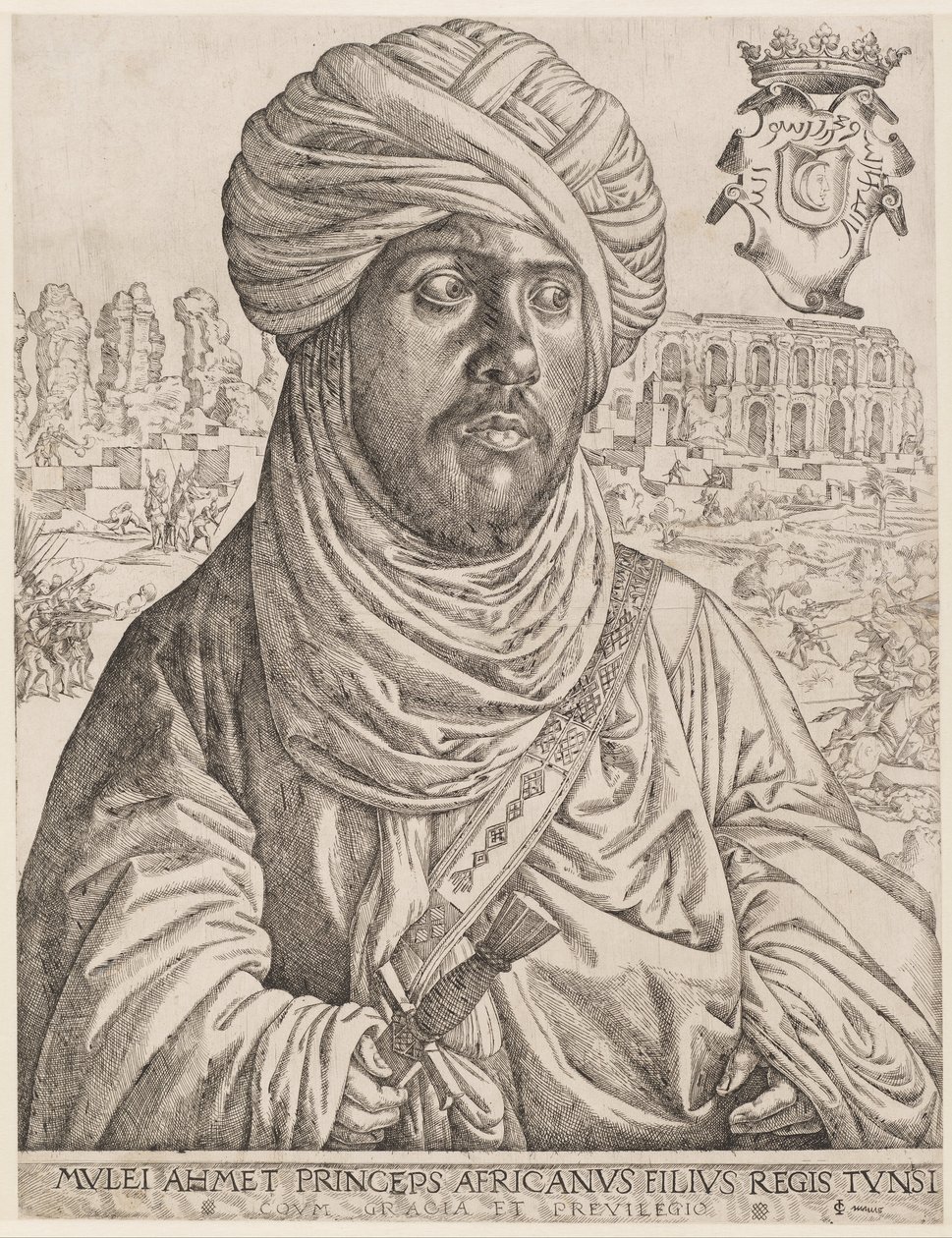 Muley Ahmedin muotokuva tekijältä Jan Cornelisz Vermeyen
