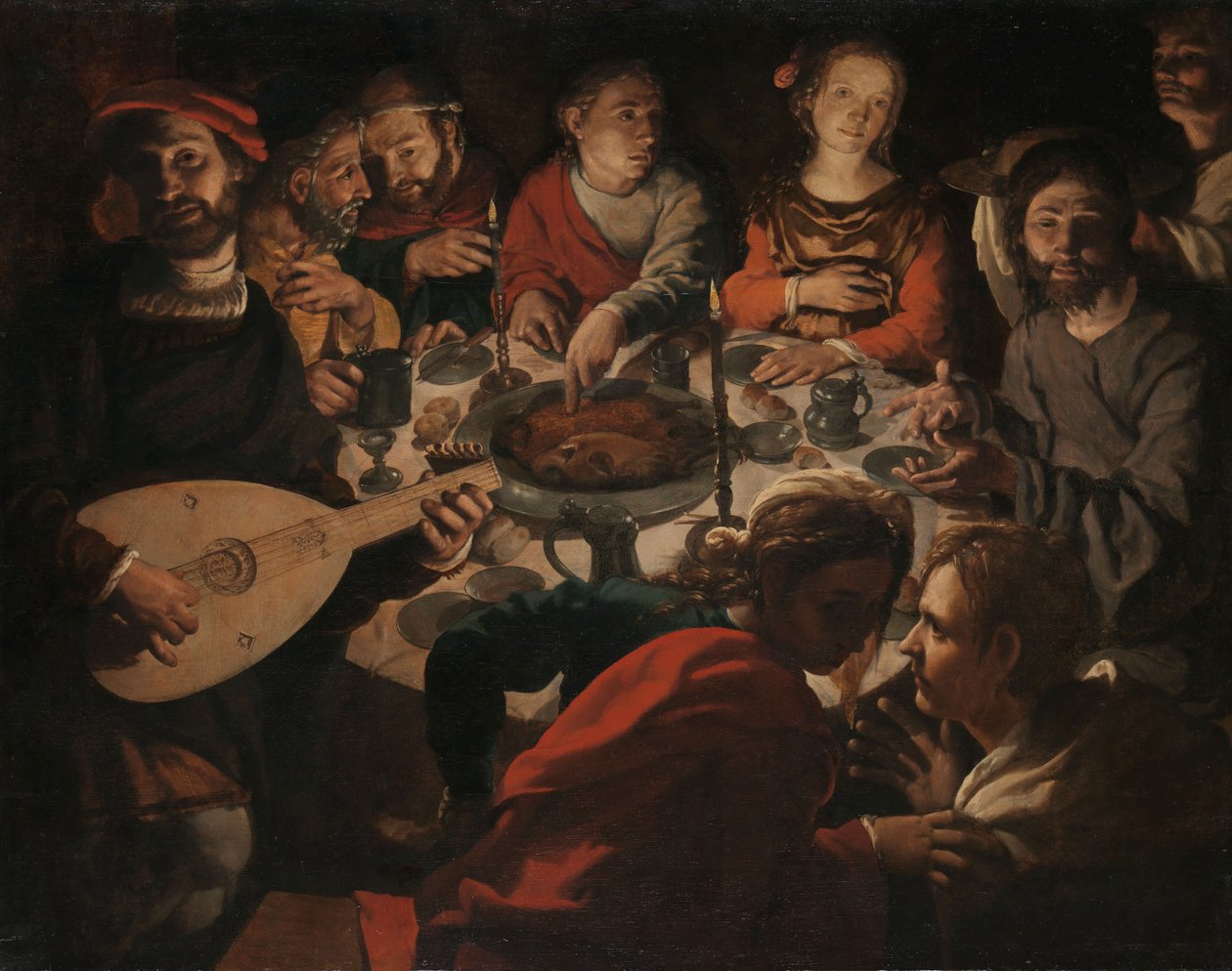 Avioliitto Kaanassa, n. 1530-32 tekijältä Jan Cornelisz Vermeyen