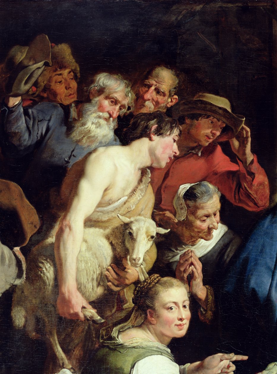 Paimenten palvonta, vuoden 1628 jälkeen (yksityiskohta 247420) tekijältä Jan Cossiers