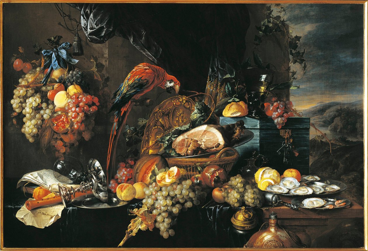 Asetelma (öljy kankaalle) tekijältä Jan Davidsz de Heem