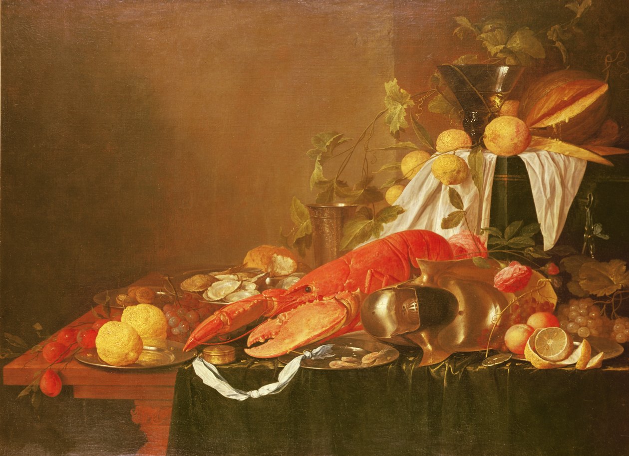 Asetelma, 1600-luku tekijältä Jan Davidsz de Heem