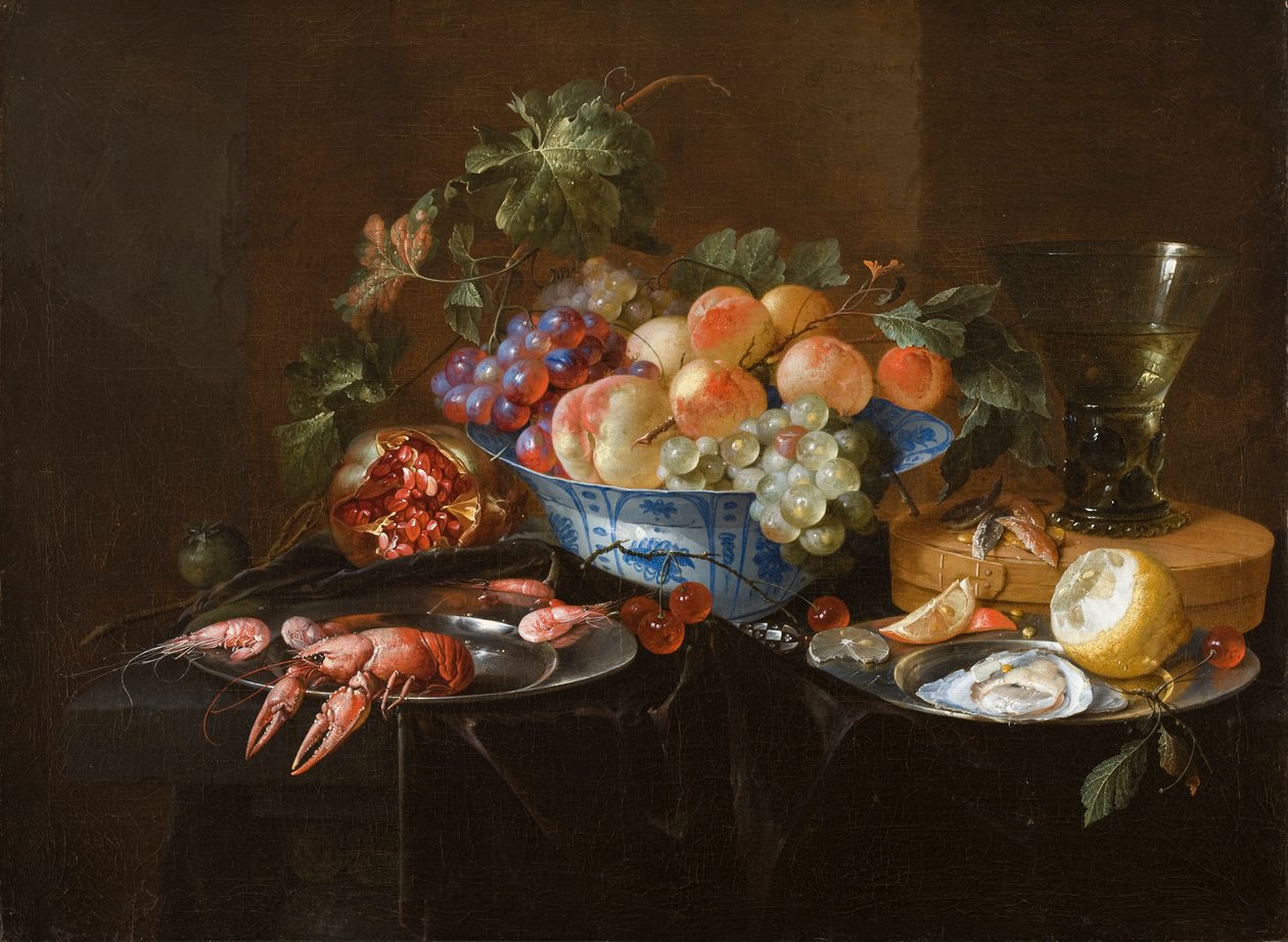 Asetelma, noin 1645 tekijältä Jan Davidsz de Heem