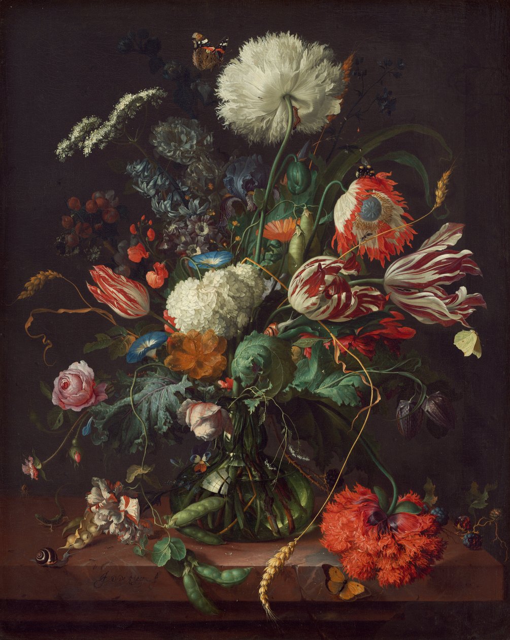 Kukkamaljakko tekijältä Jan Davidsz. de Heem