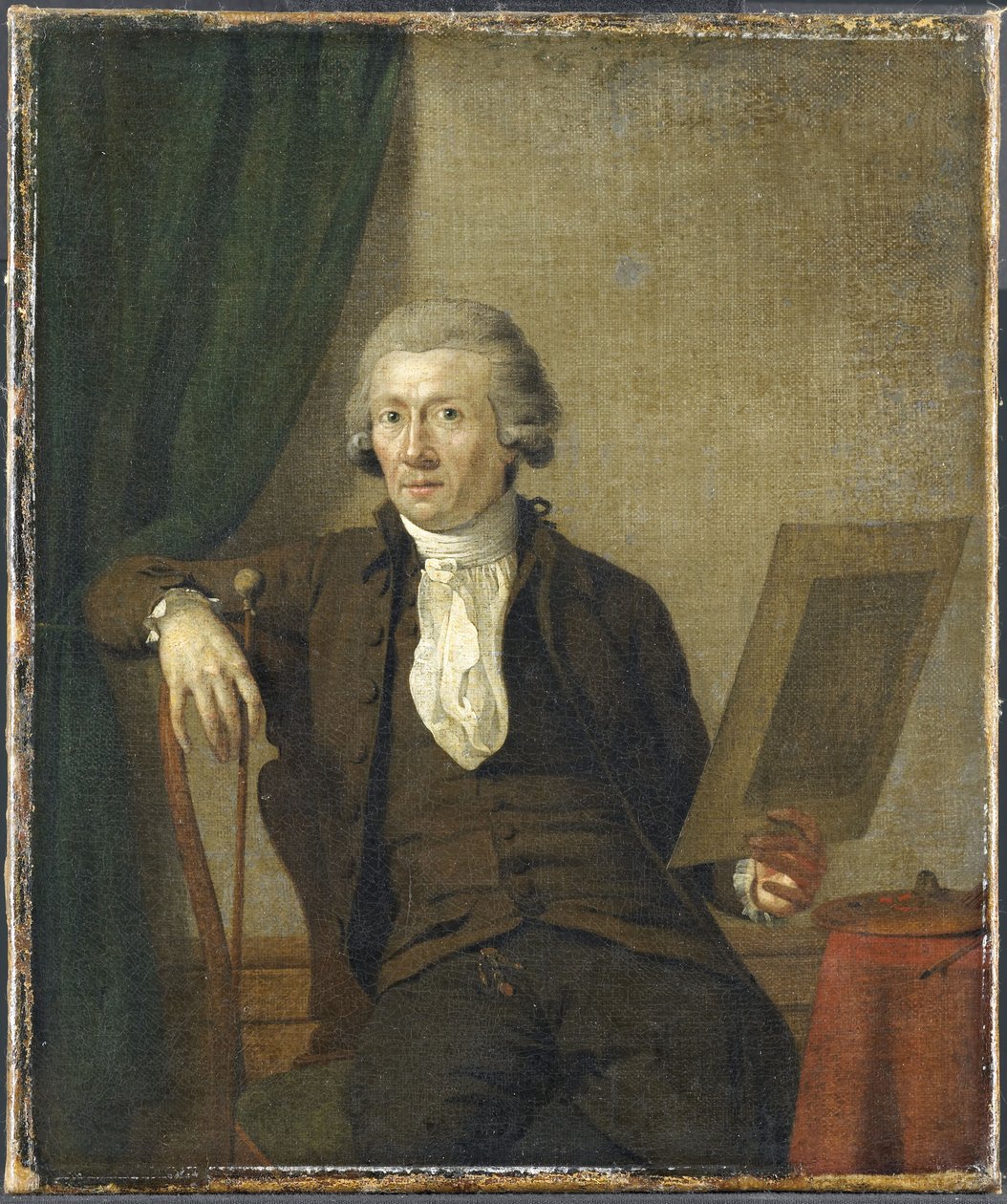Egbert van Drielst (1745-1818), taidemaalari. tekijältä Jan Ekels the Younger