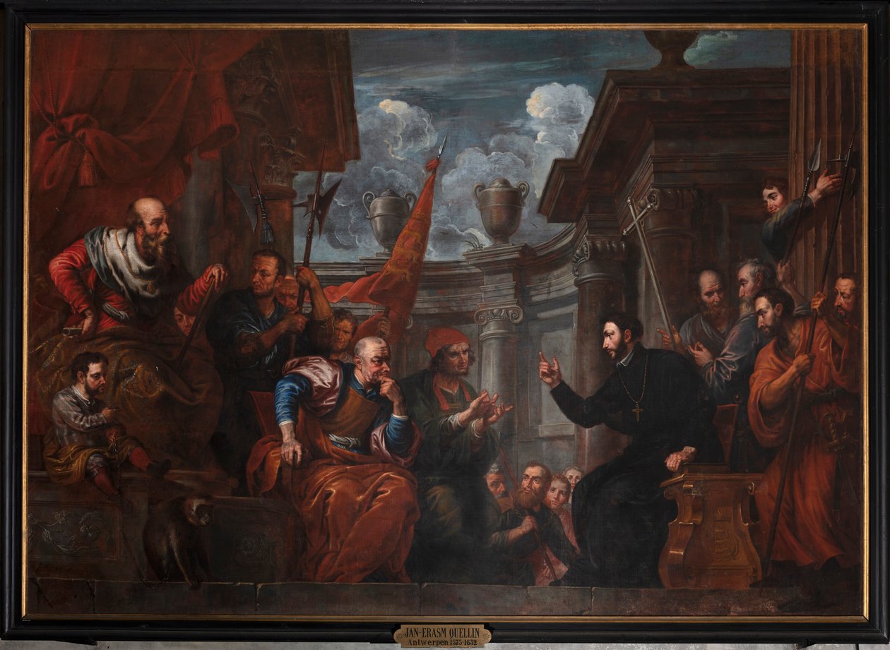 São Francisco Xavier em Disputa com o Imperador do Japãofinlandês tekijältä Jan Erasmus Quellinus