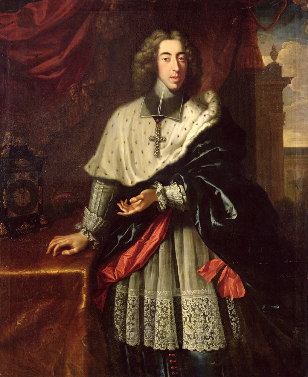 Kölnin prinssi Clemens August (1700-1761), 1723 tekijältä Jan Frans Douven