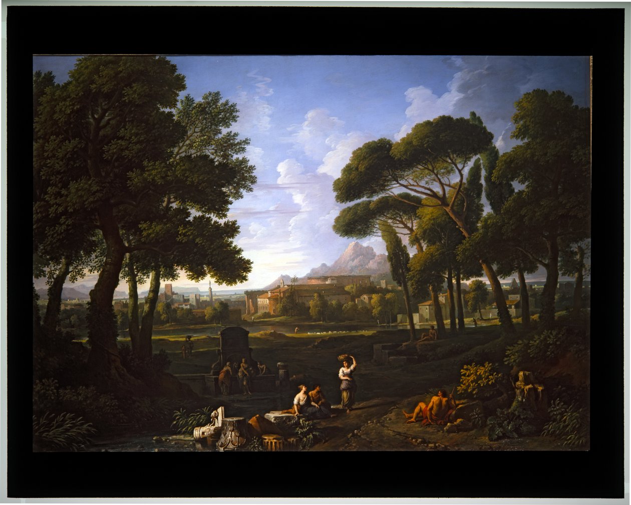 Maisema Fantasia näkymä Roomaan (kangas) tekijältä Jan Frans van (1662 1749) Bloemen