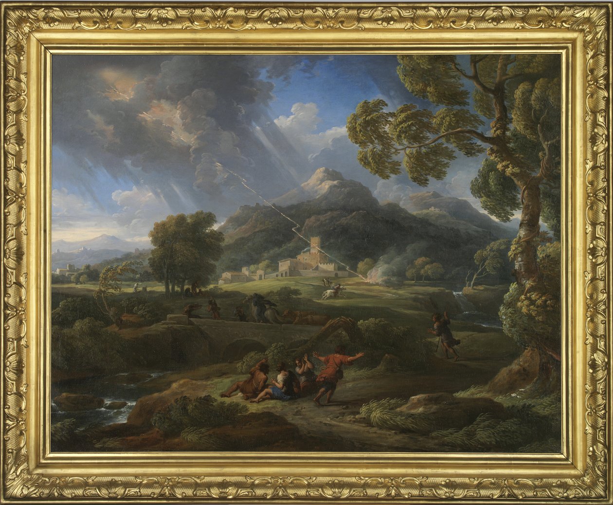 Hurrikaani Rooman maaseudulla, 1725-49 tekijältä Jan Frans van Bloemen