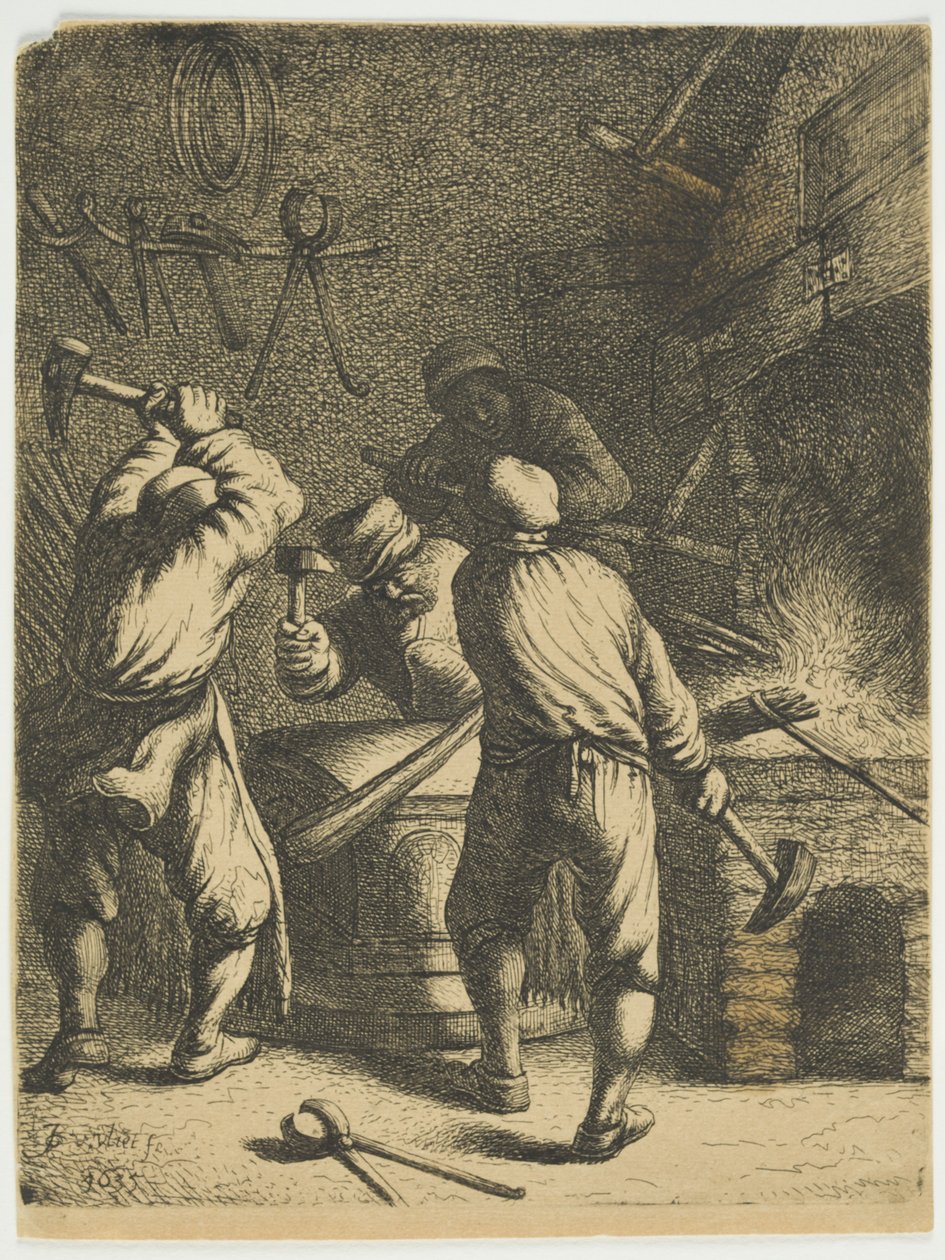 The Forge, 1630-35 tekijältä Jan Georg van Vliet