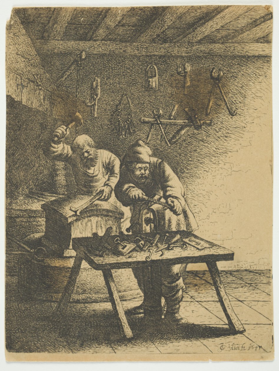 Lukkoseppä, 1635 tekijältä Jan Georg van Vliet