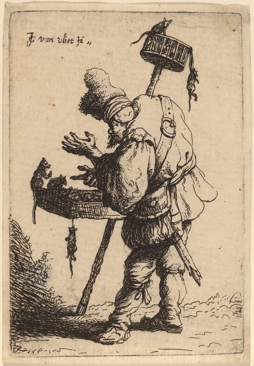 Rotansieppaaja, 1632. tekijältä Jan Georg van Vliet