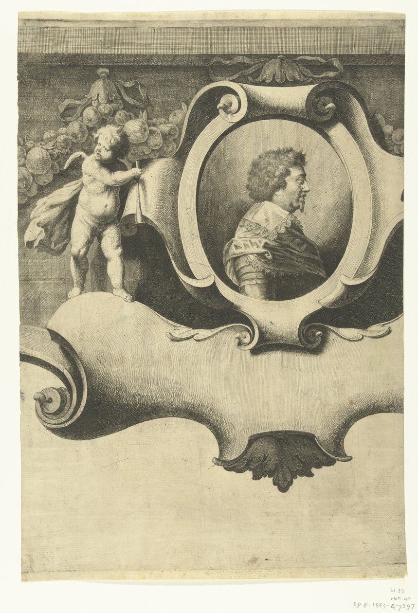 Bredan piiritys (arkki Frederik Hendrikin muotokuvalla), 1637 tekijältä Jan Gerritsz. van Bronckhorst