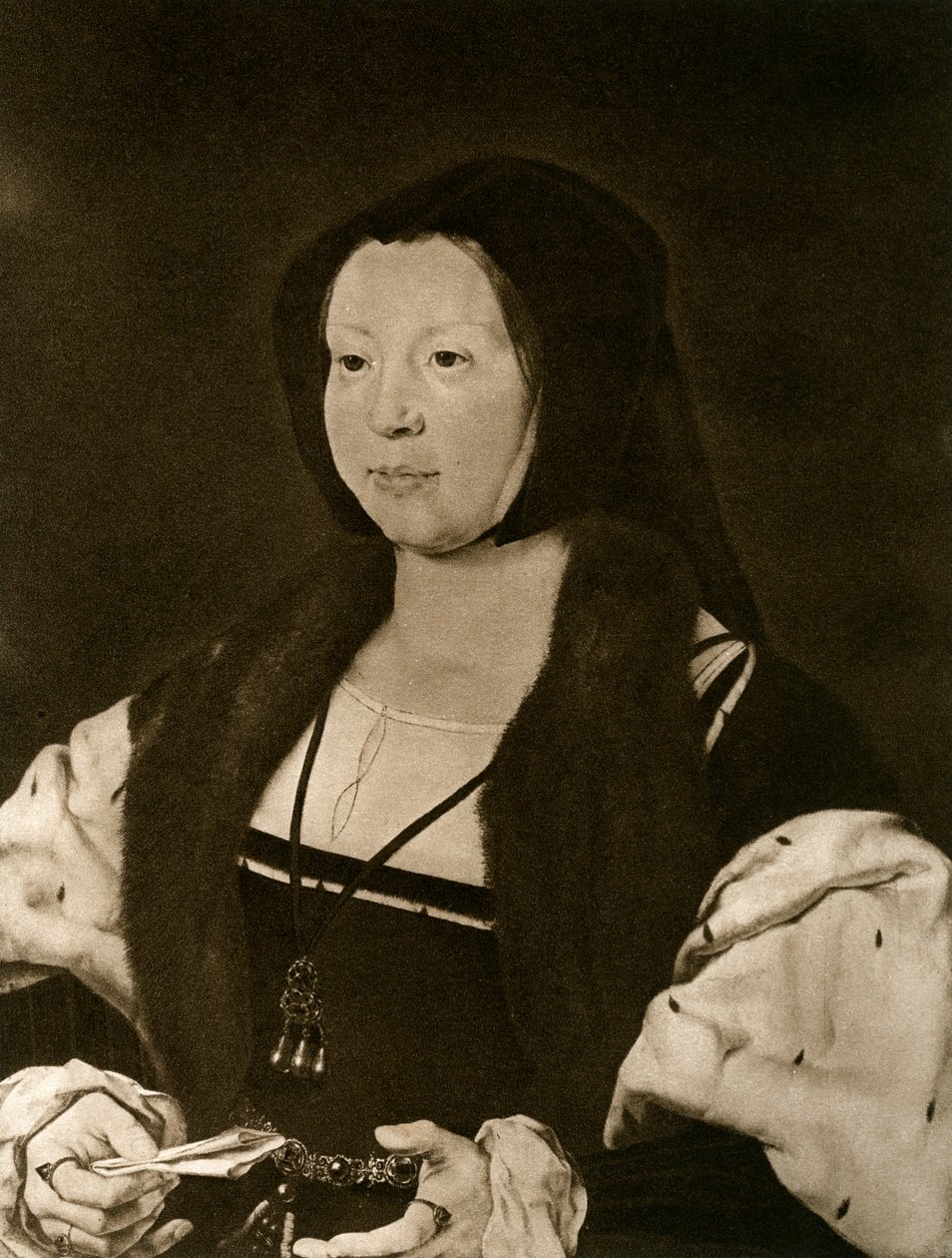 Anne, Marquise de Veere, Adolphe De Bourgognen vaimo, 1927 tekijältä Jan Gossaert