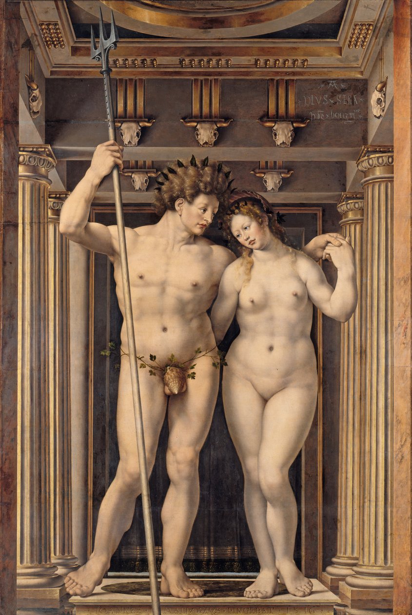 Saksa: Neptune und Amphitrite Neptunus ja Amphitrite Neptunus ja Amphitrite tekijältä Jan Gossaert