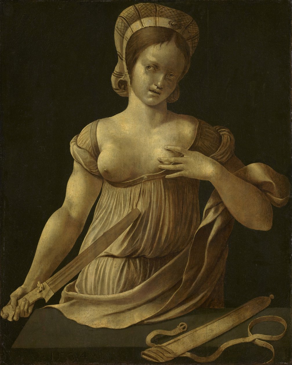 Lucretia, 1534 tekijältä Jan Gossaert