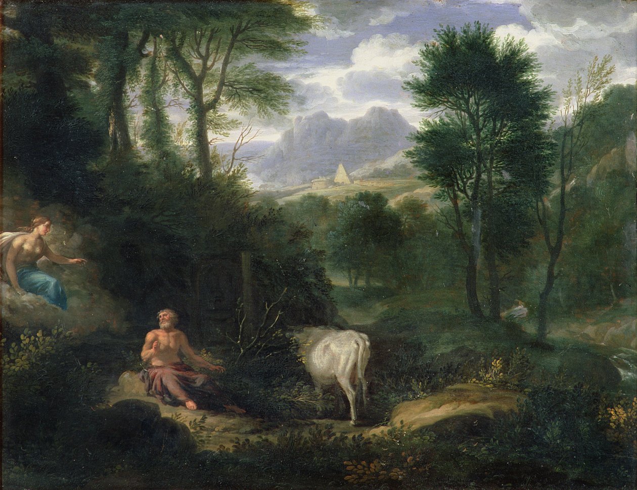 Zeus ja Hera, 1600-luvun loppu tekijältä Jan Gotlief Glauber Myrtill