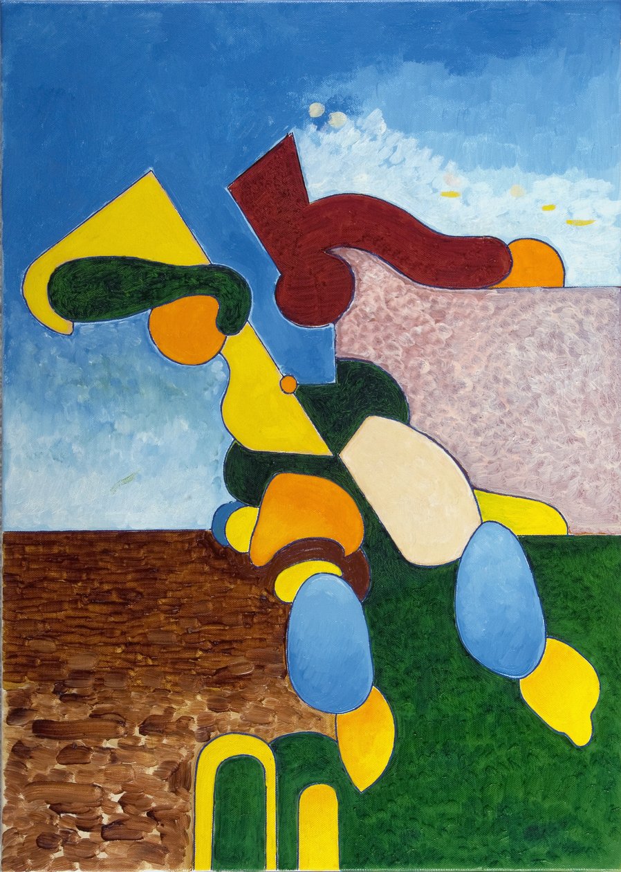 Body and Soul, nro 2, 2007 (öljy kankaalle) tekijältä Jan Groneberg