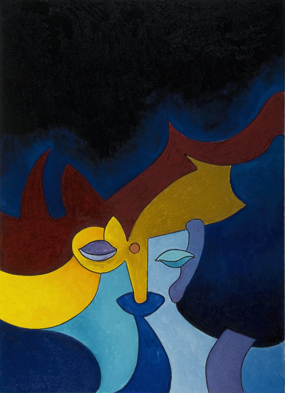 Deep Silence, 2008 (öljy kankaalle) tekijältä Jan Groneberg