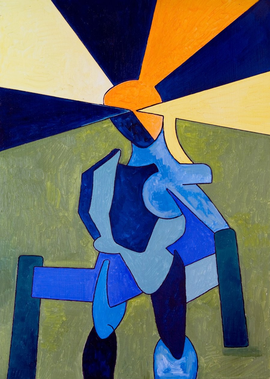 Defiance, 2007 (öljy puulle) tekijältä Jan Groneberg