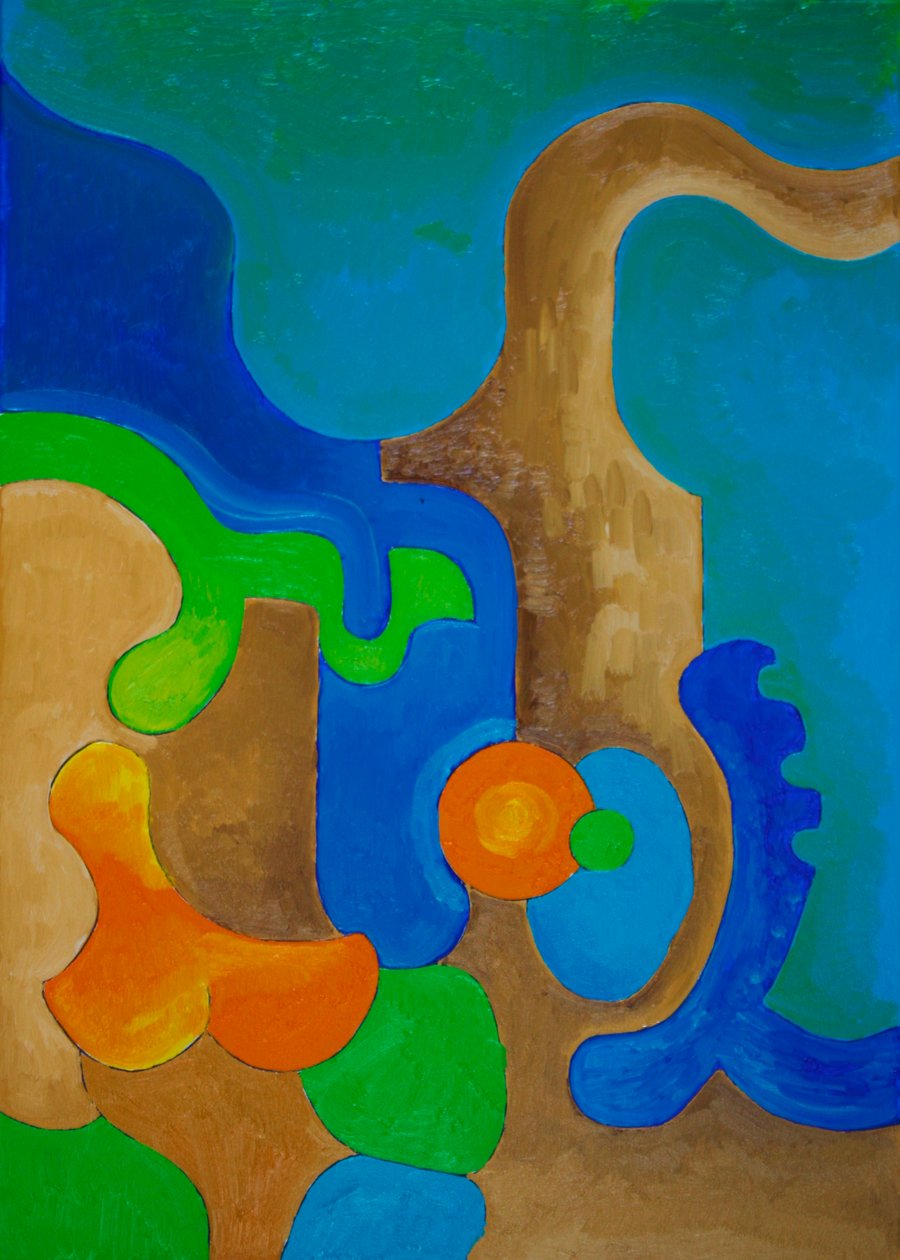In High Expectation, 2009 (öljy kankaalle) tekijältä Jan Groneberg
