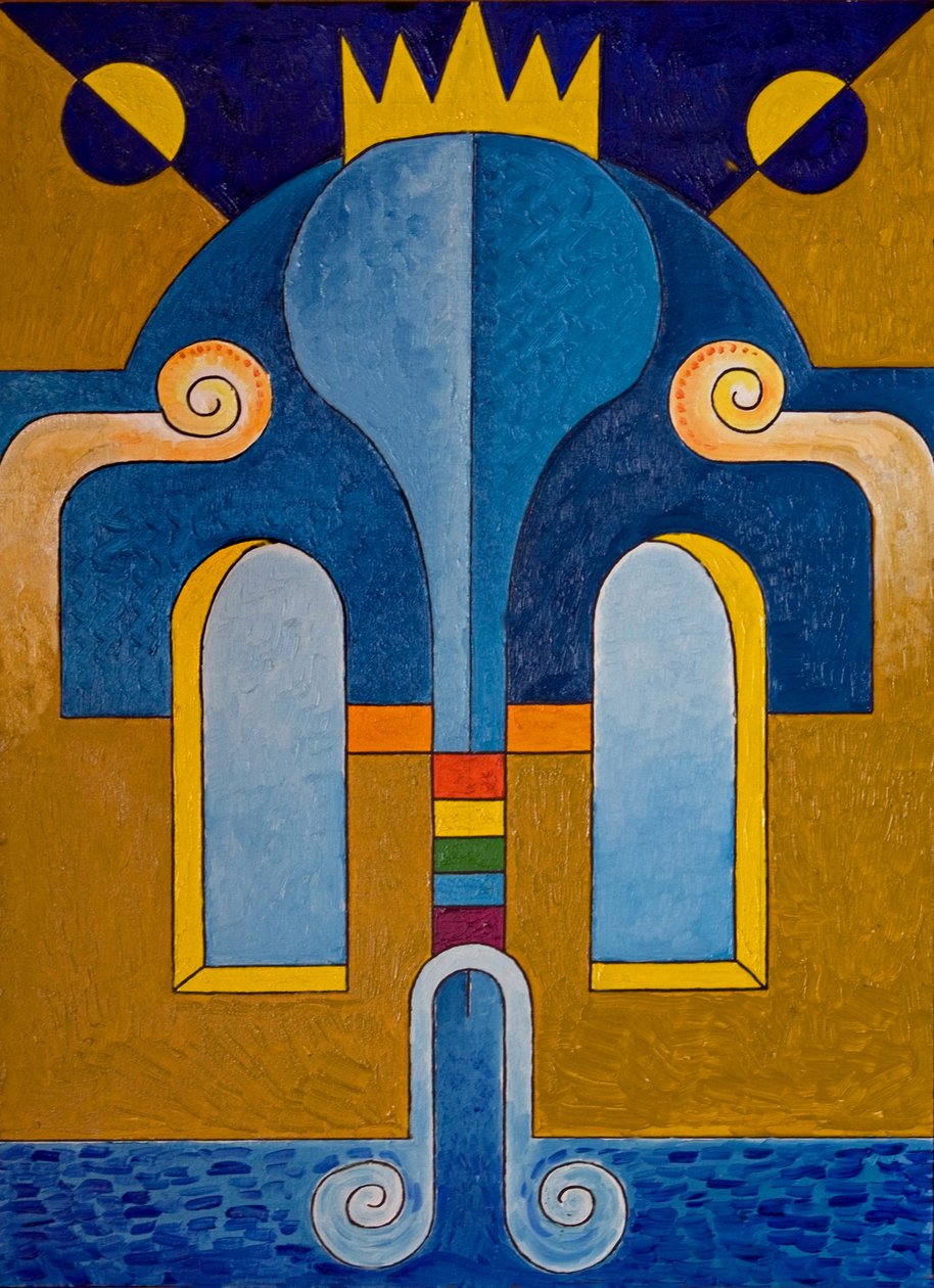 Morsian, 2006 (öljy puulle) tekijältä Jan Groneberg