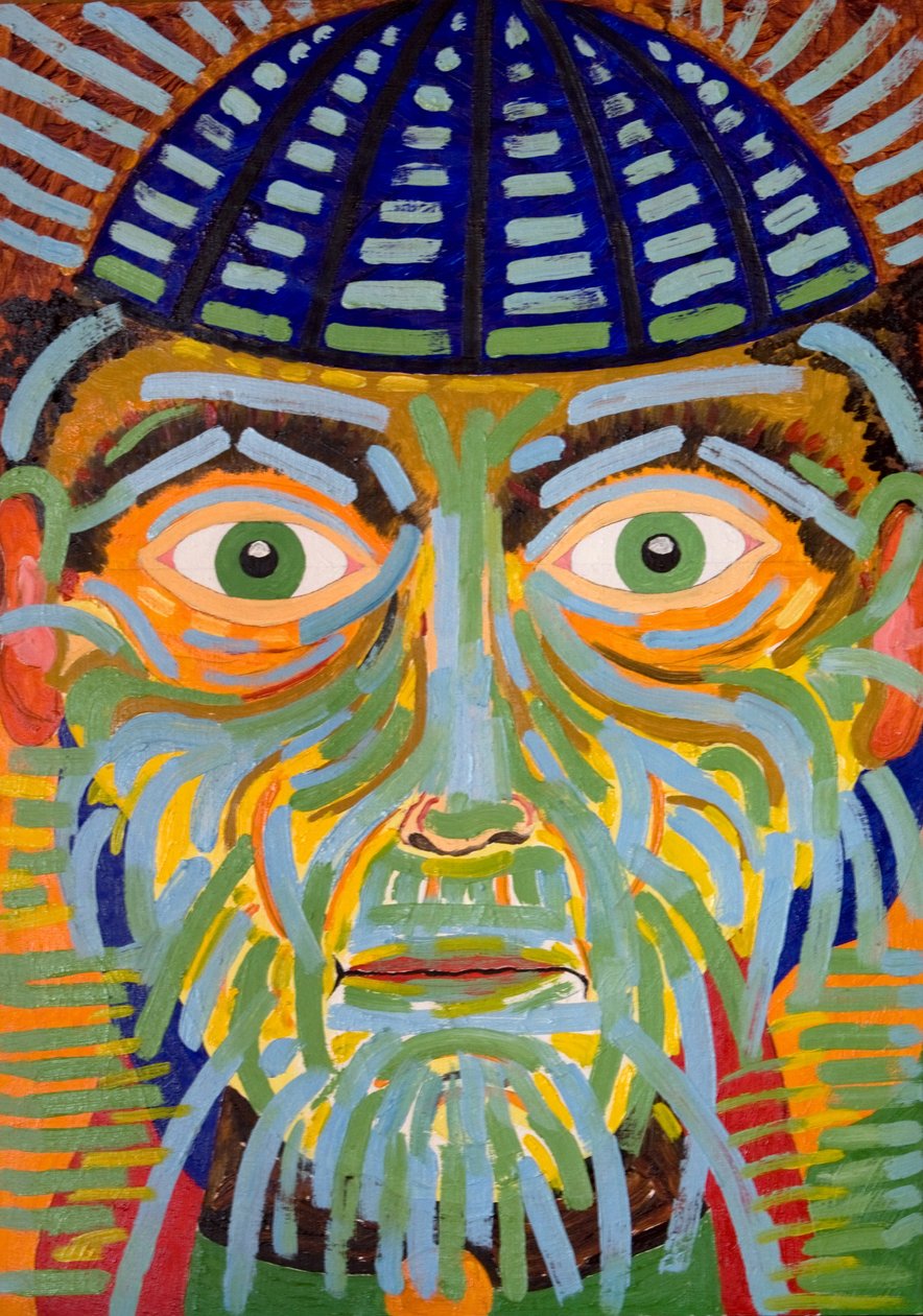The Gaze of the Magus, 2005 (öljy puulle) tekijältä Jan Groneberg