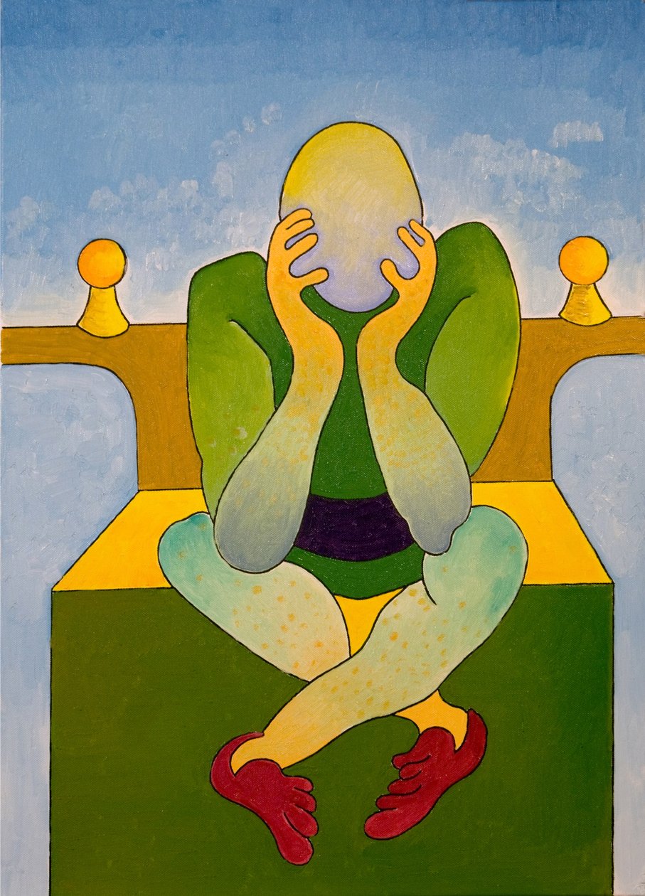 Kaikkien sammakoiden kuningas, 2007 (öljy kankaalle) tekijältä Jan Groneberg