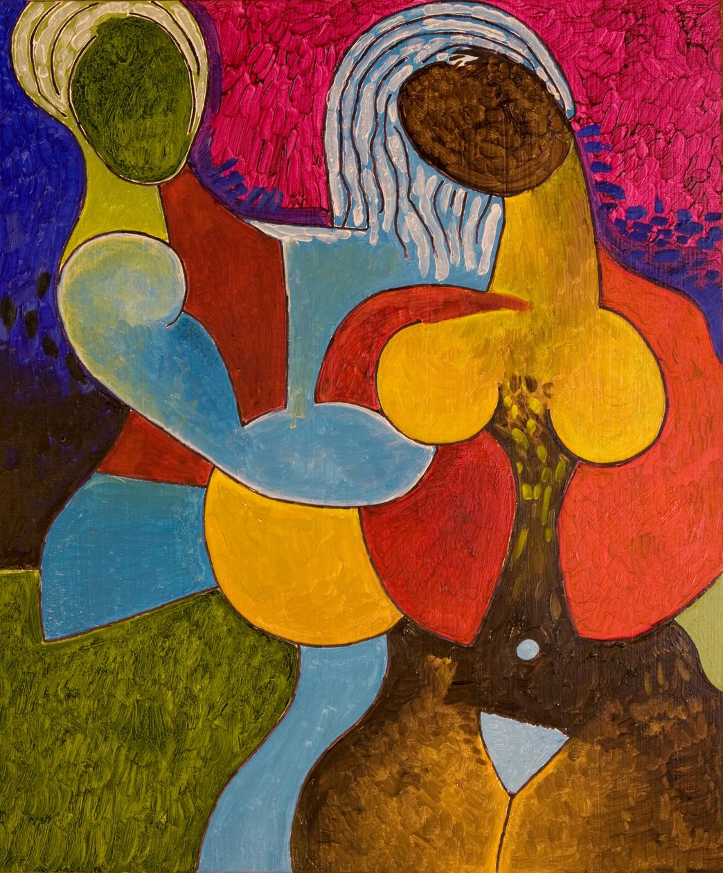 The Lover on kylmä kala, 2007 (öljy puulle) tekijältä Jan Groneberg