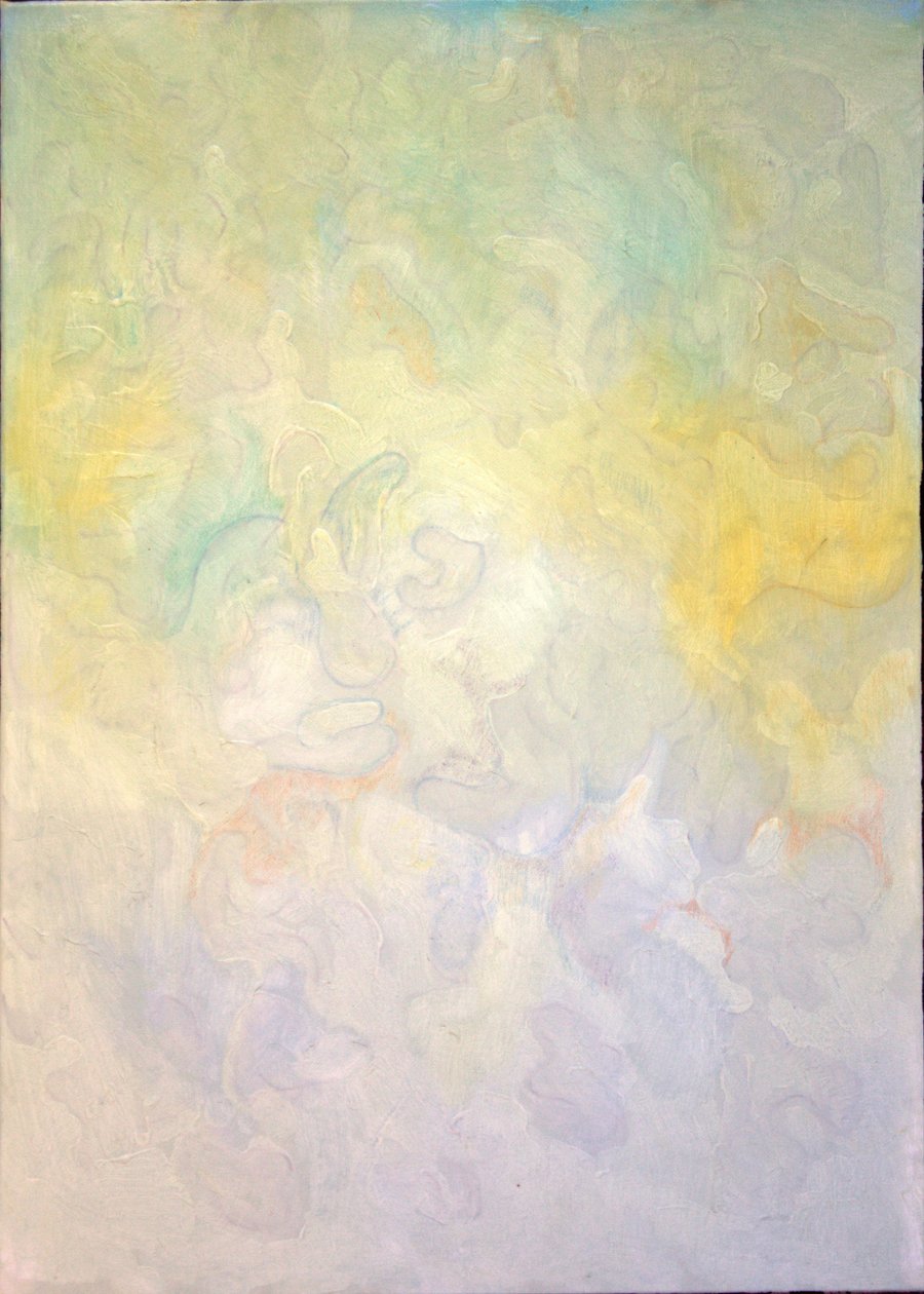 Very Thick Fog, 2009 (öljy kankaalle) tekijältä Jan Groneberg